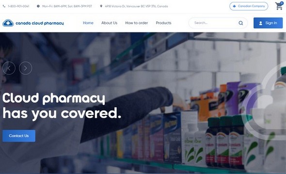 Canada-Cloud-Pharmacy-site