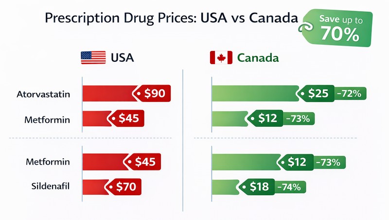 US vs Canada prices